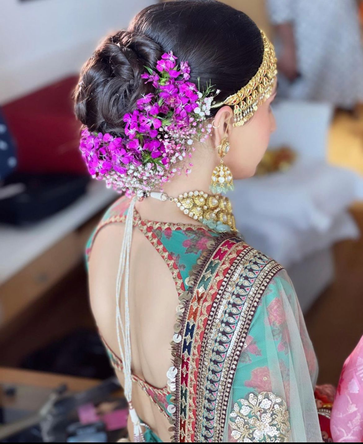 Sabyasachi bride green lehenga